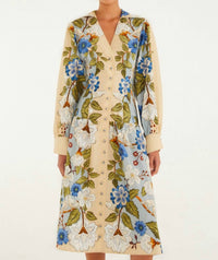 Farm Rio - Garden Scarf Midi Dress