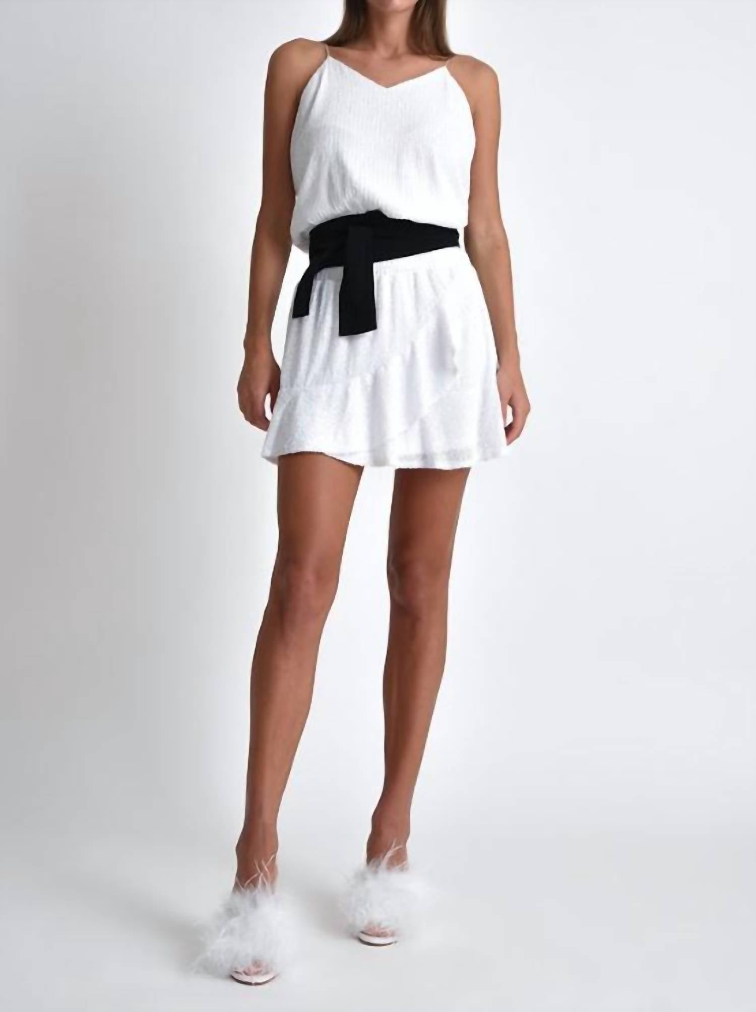 Charlie Sequins Ruffle Skirt