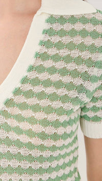 Zimmermann - Everly Scallop Knit Polo