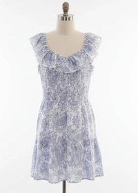 Wrangler - Women's Retro Smocked Mini Dress