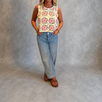 Urban Daizy - Floral Crochet Tank Top