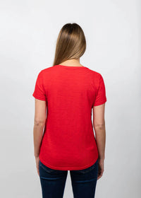 Elliott Lauren - Short Sleeve V-neck Tee
