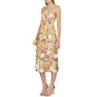 Endless Rose - Floral Embroidered Midi Dress
