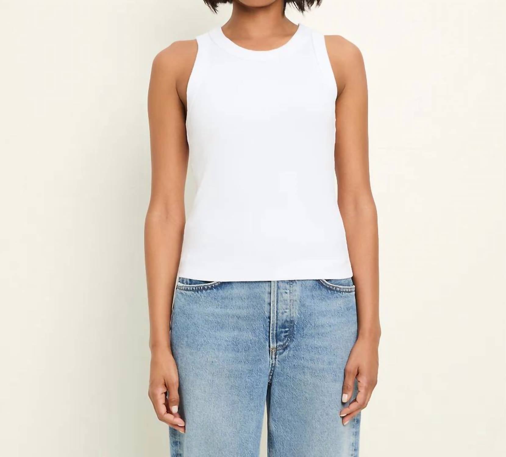 Michael Stars - Gina Wide Binding Crop Tank