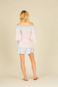 Tie Dye Snakeskin Mini Skirt