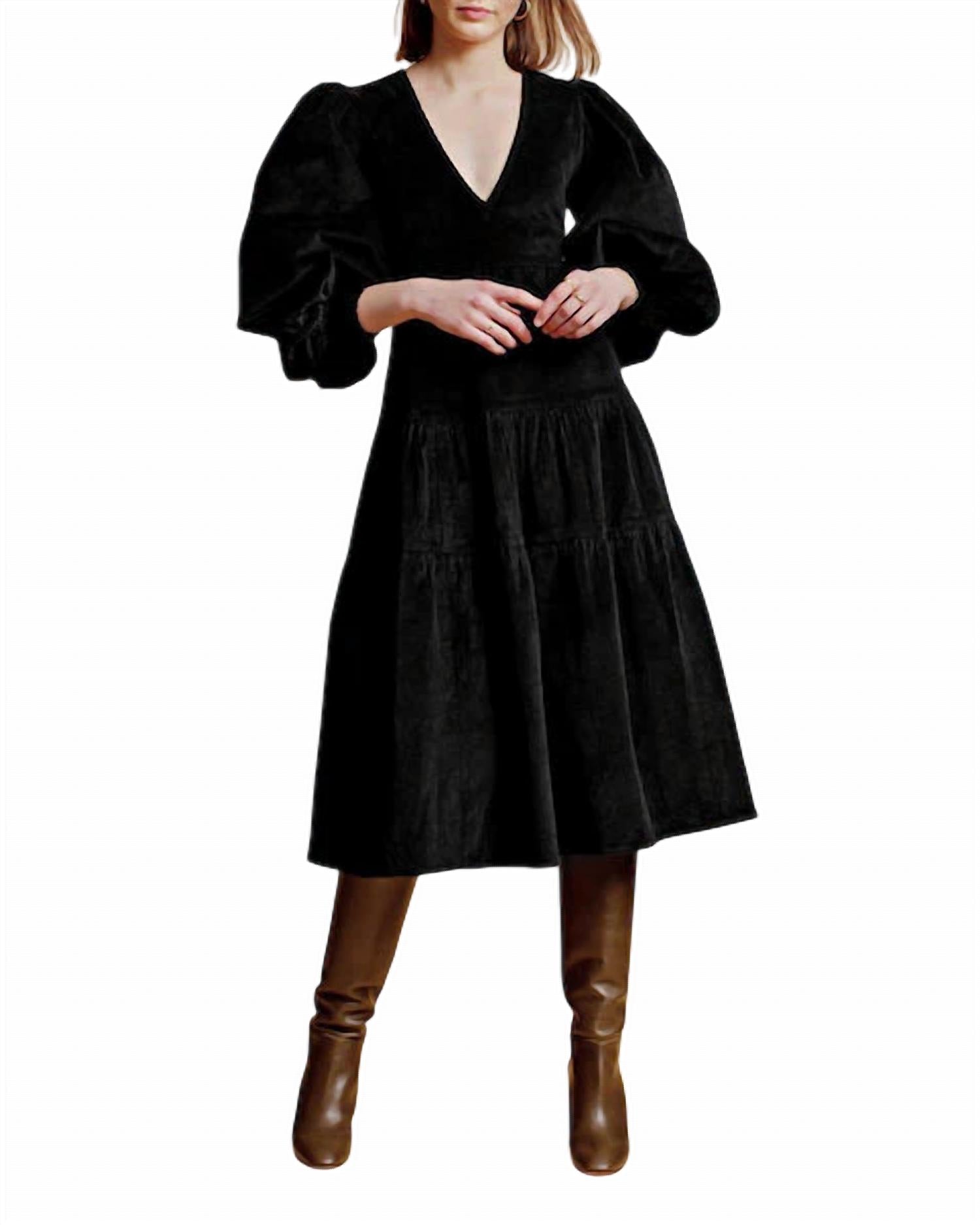 Bytimo - Corduroy Midi Dress