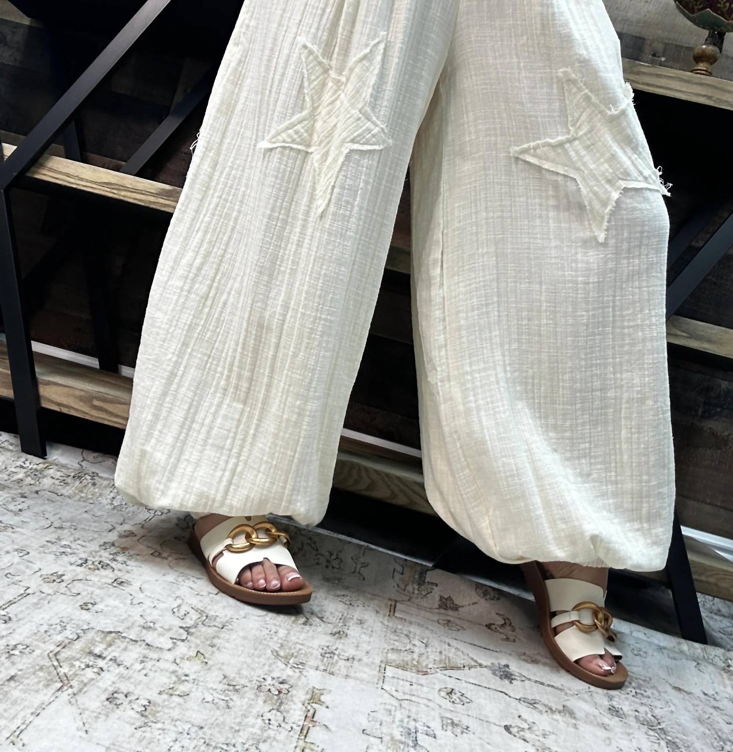 Pol - Star Patch Jogger Pants