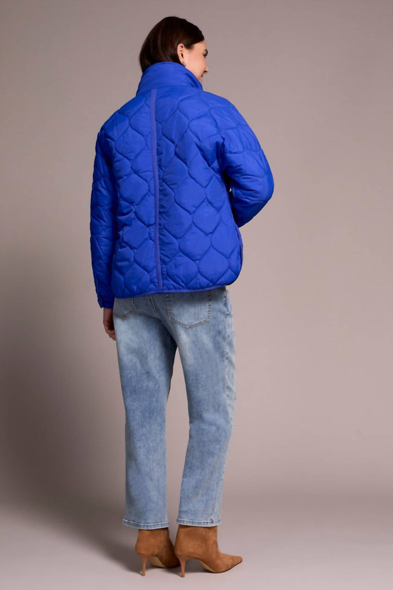 Tribal - Lightweight Drop Shoulder Quilted Puffer Jacket