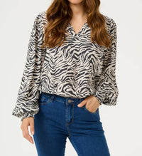 Kaffe - Kajodie V-neck Long Sleeve Blouse