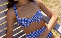Minnow - Women's Picnic Gingham Bikini Top