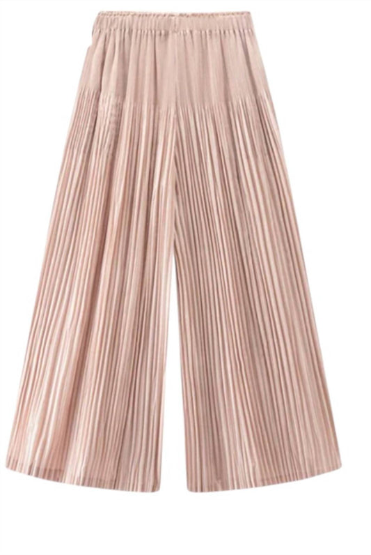 Ellyndale - Women's Pleating Wide Leg Pants