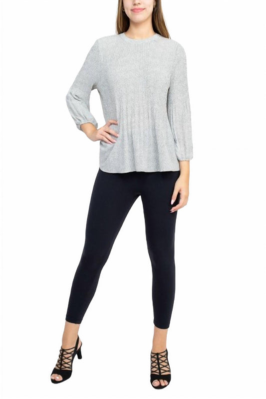 Adrianna Papell - Ruched Waist Woven Top