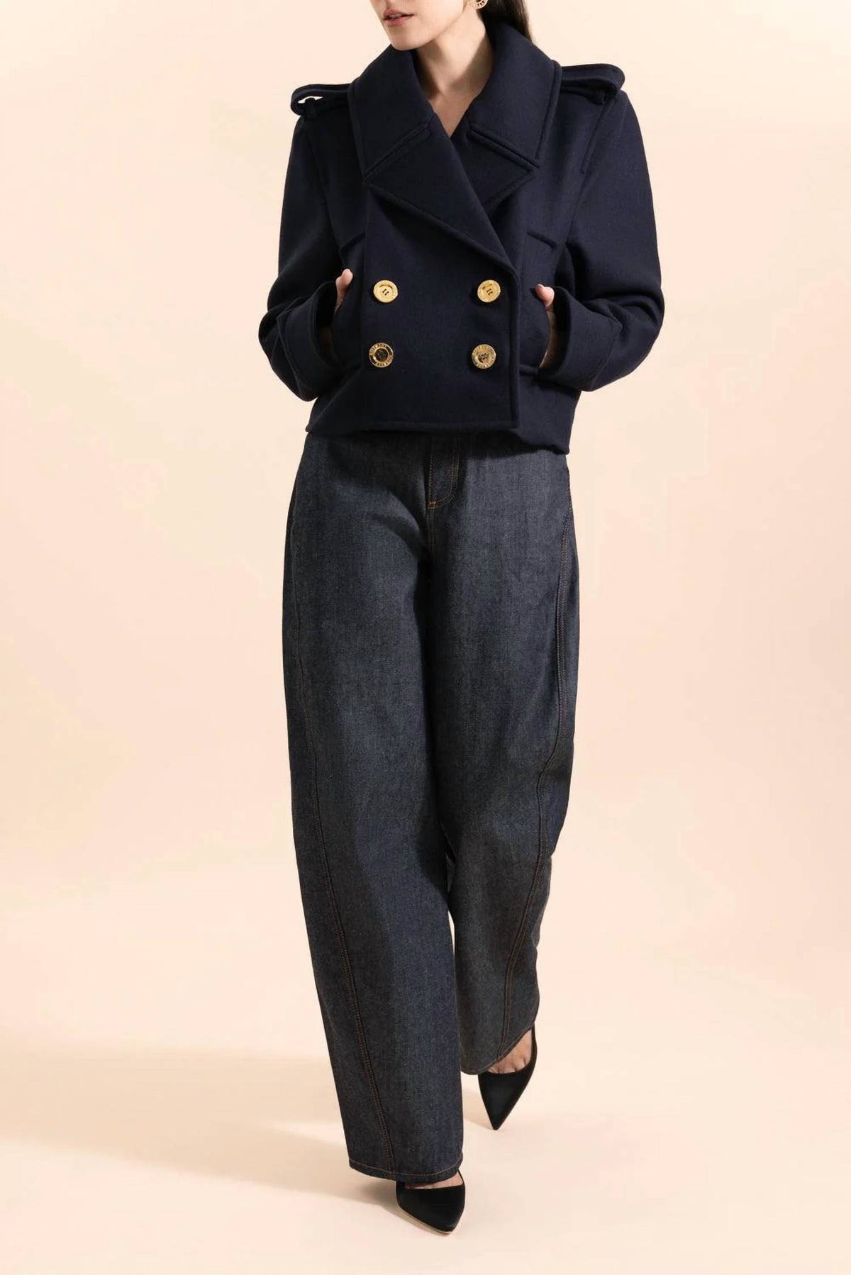 Givenchy - Rinse Raw Denim Cocoon Pant