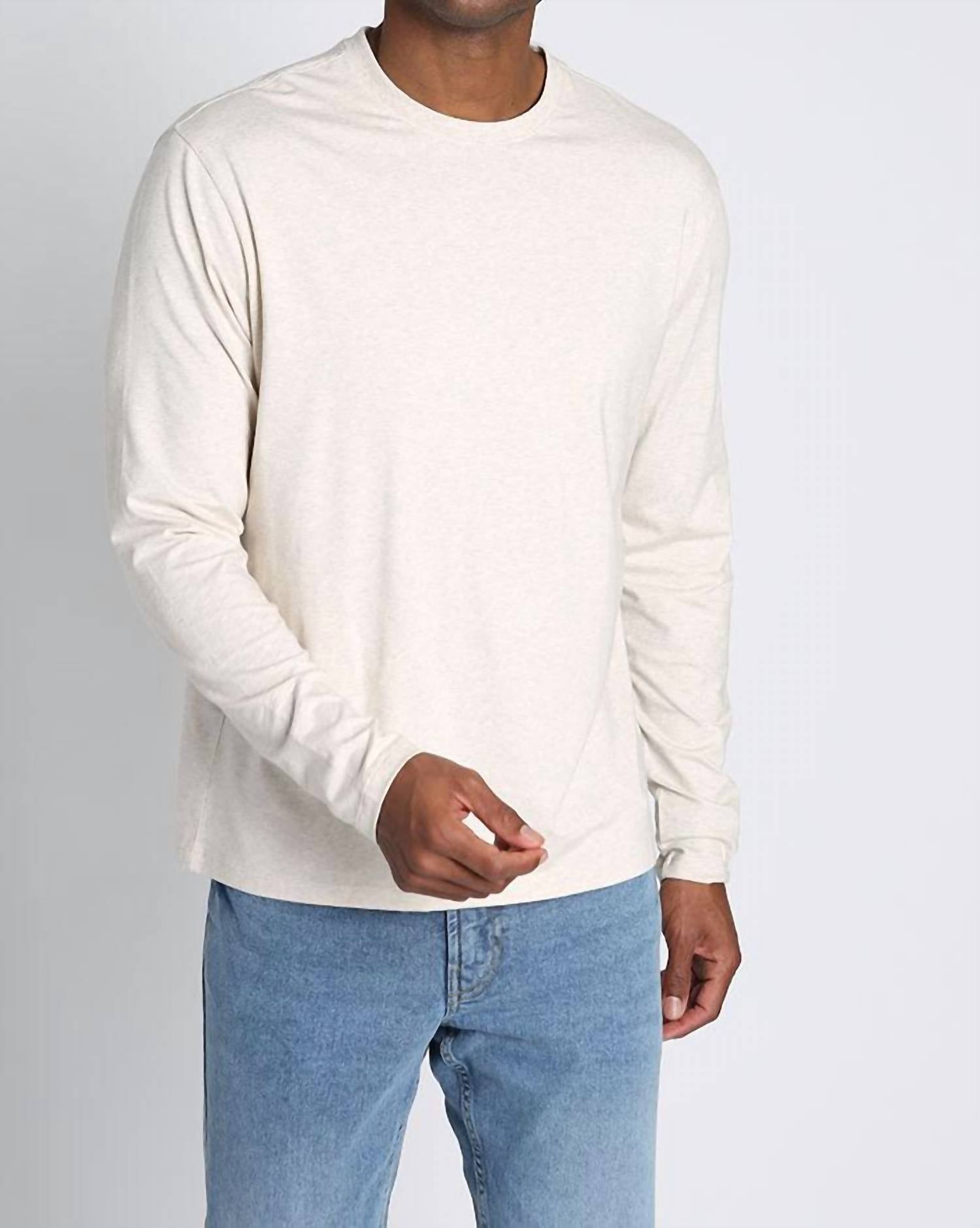 Jachs New York - Long Sleeve Cotton Modal Crewneck Sweatshirt