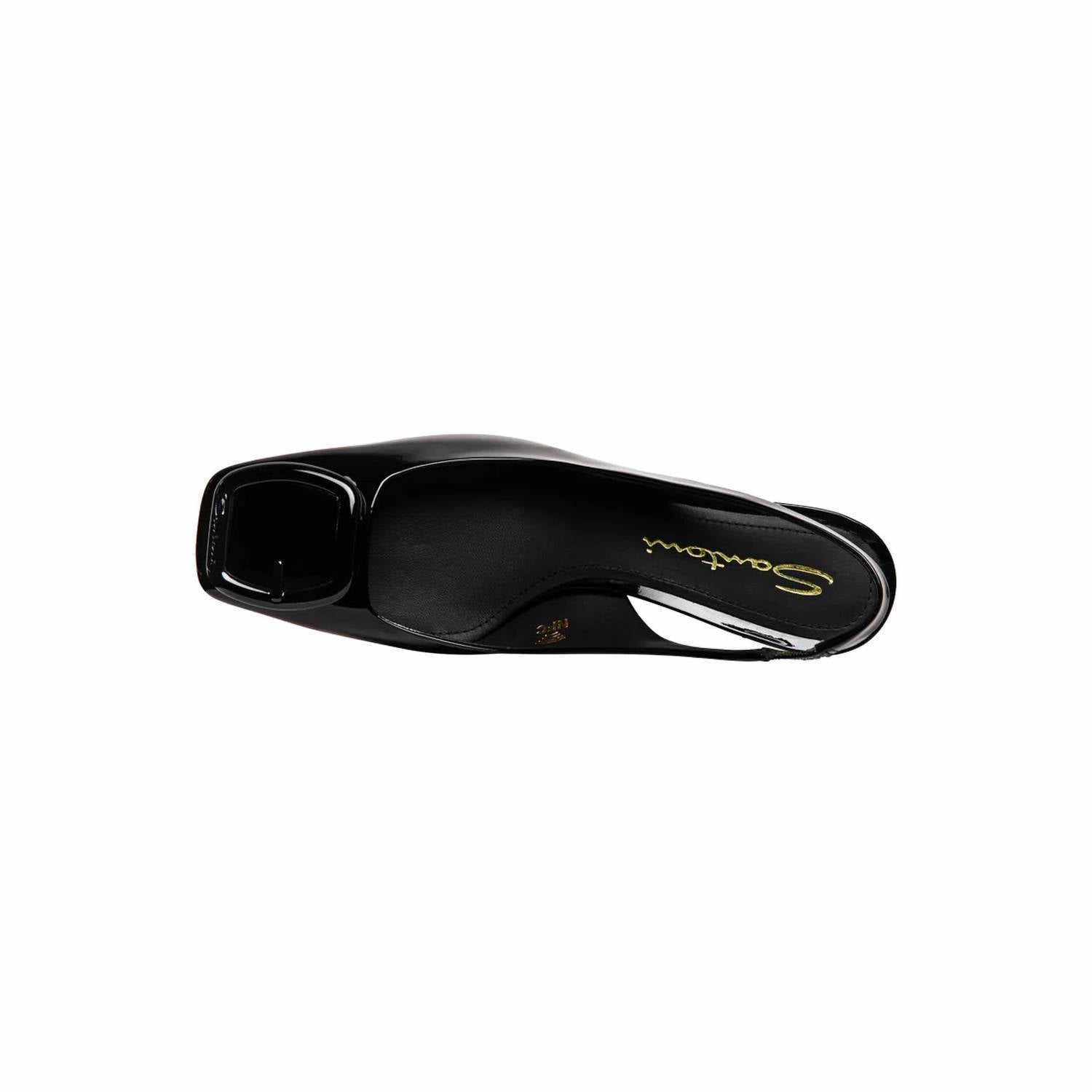Santoni - Women's Buckle-shape Slingback Pump