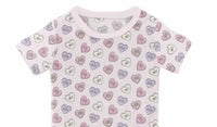 Kickee - Girl's Short Sleeve Pajama Set