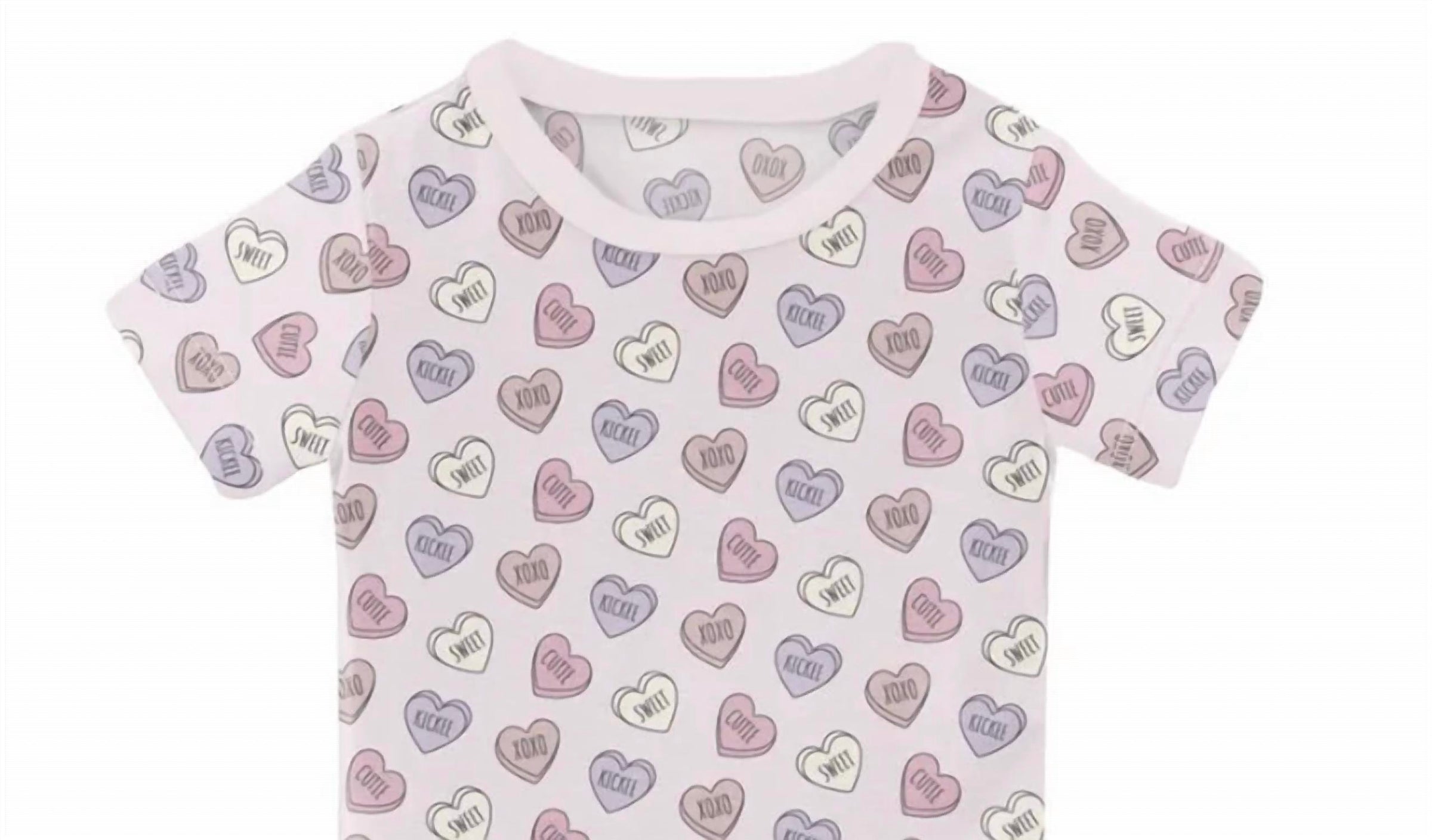 Kickee - Girl's Short Sleeve Pajama Set