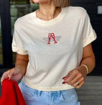 Girl Dangerous - Champagne Wishes Crop Tee