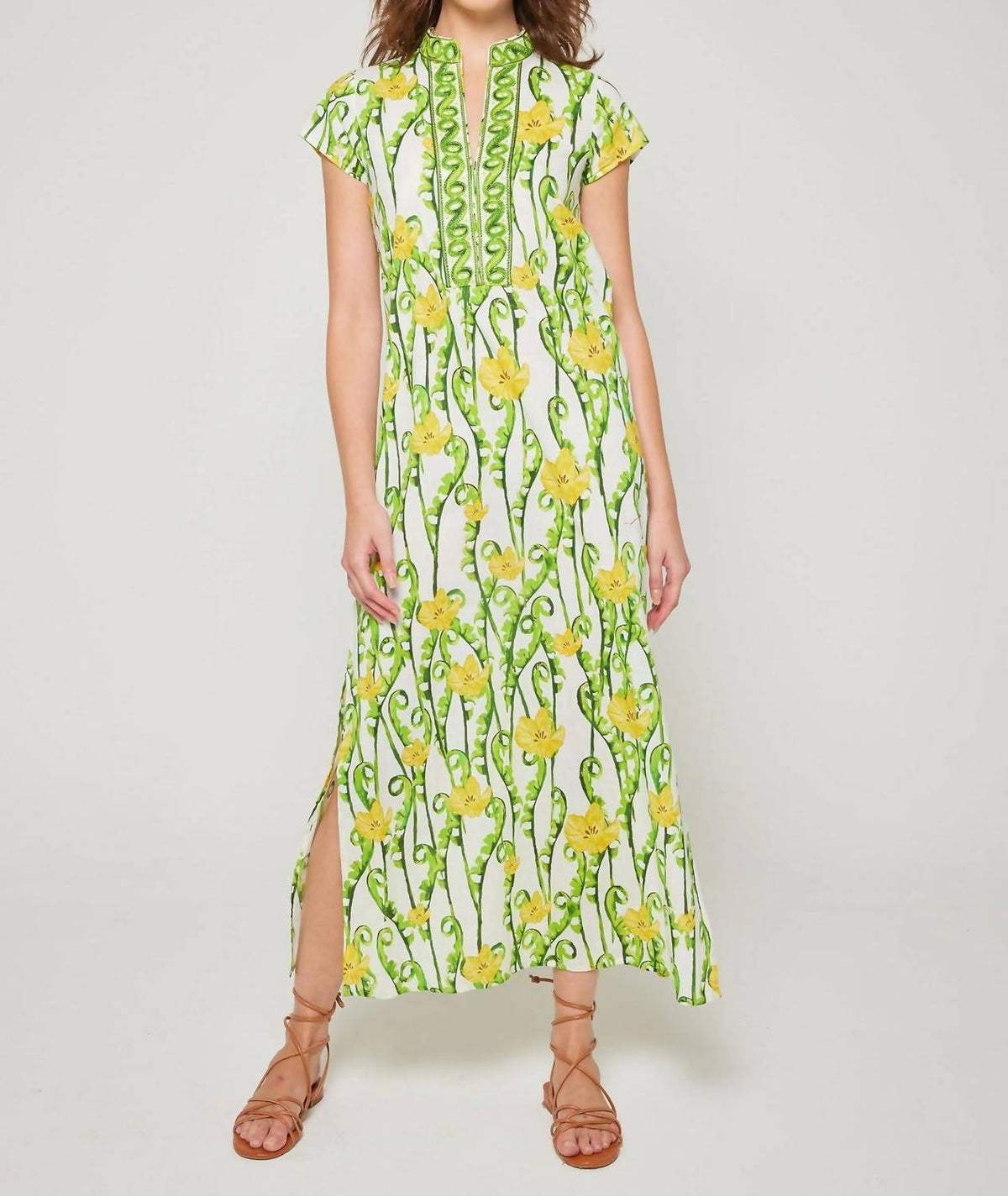 Bella Tu - Lana Cap Sleeve Caftan Dress
