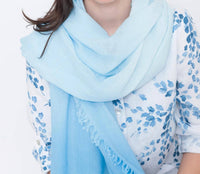 Blueberry - Dip Dye Scarf