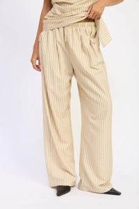 Emory Park - Wide Leg Pinstripe Pant