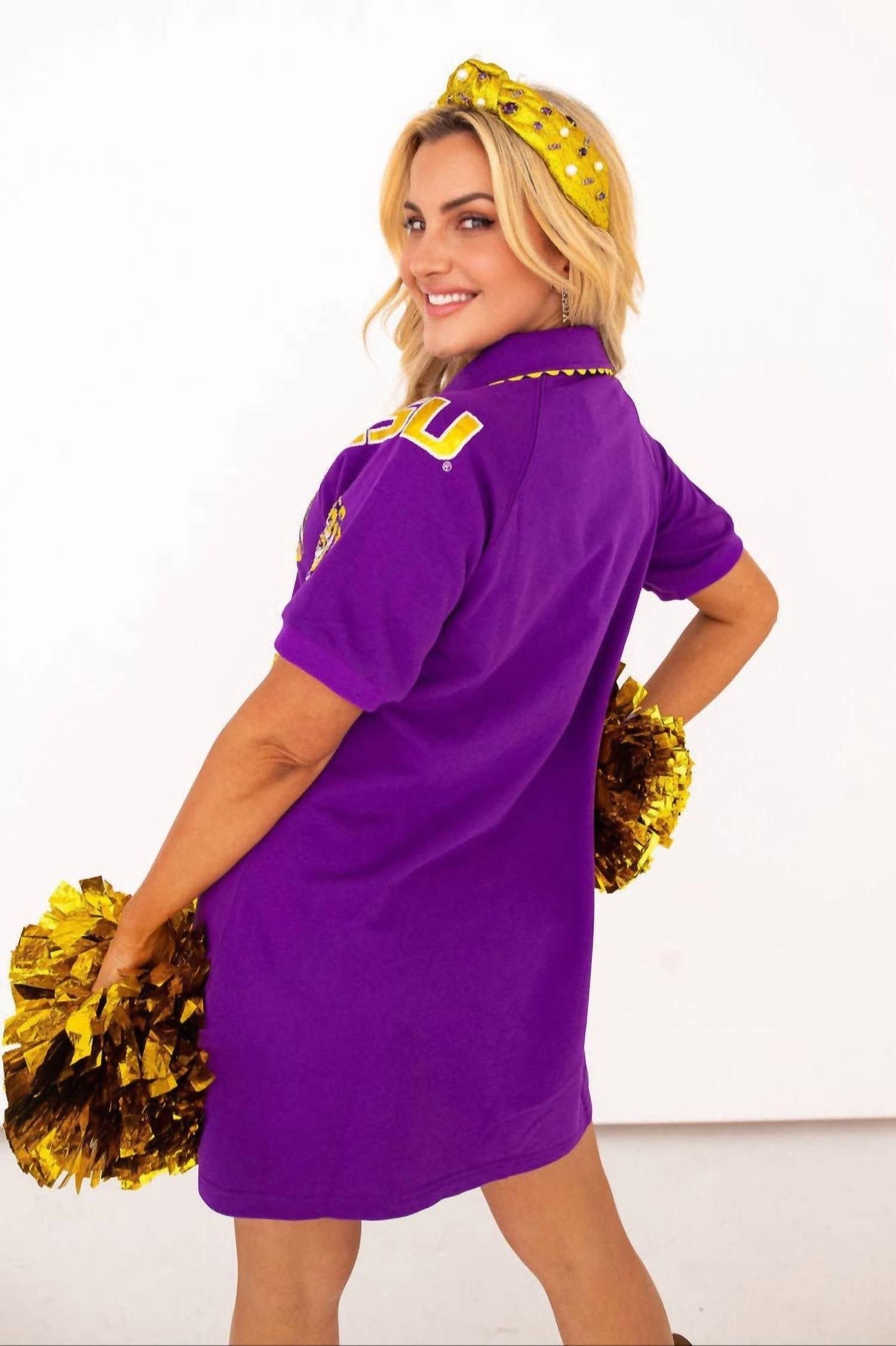 Brianna Cannon - Lsu Logo Patch Dress