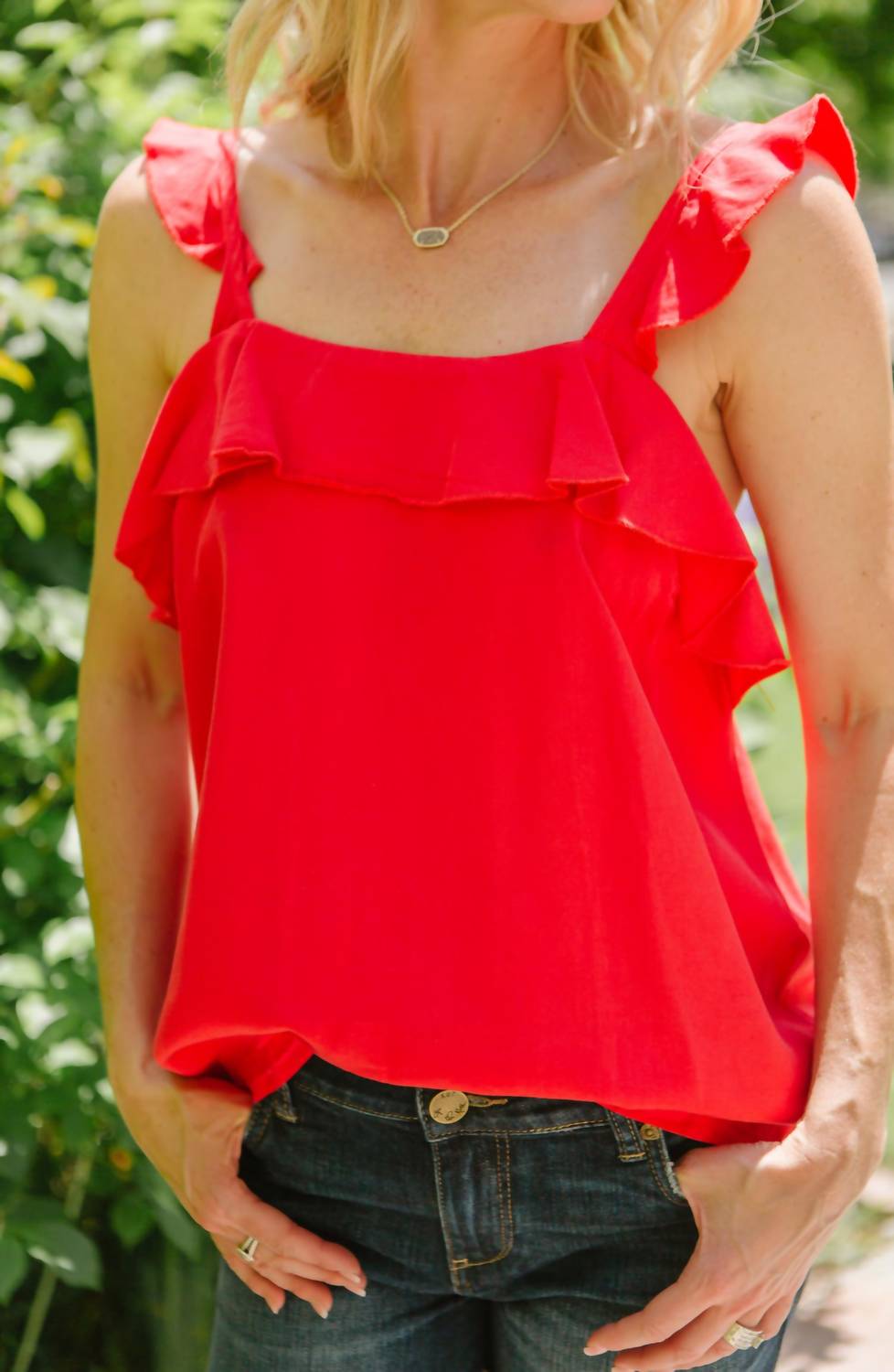 Salem Ruffle Tank