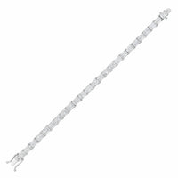 Diana M Jewels - Women's Radiant Lab-Grown Diamond Bracelet (10.00 Ct) - Bold