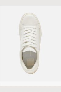 Dolce Vita Women's Zayn 360 Sneakers in white leather - women's sneaker - alternate view