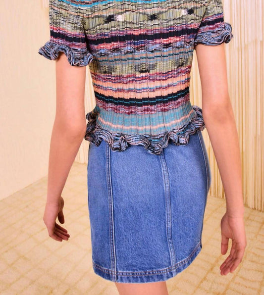 Ulla Johnson - Miya Short Sleeve Knit Top