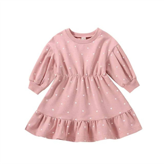 Sparkledots - Girl's Ditsy Hearts Dress