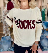 Pink Pineapple - Go Cocks Sweater