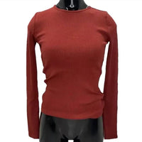 Vince - Women's Ribbed Pima Cotton Long-sleeve T-shirt