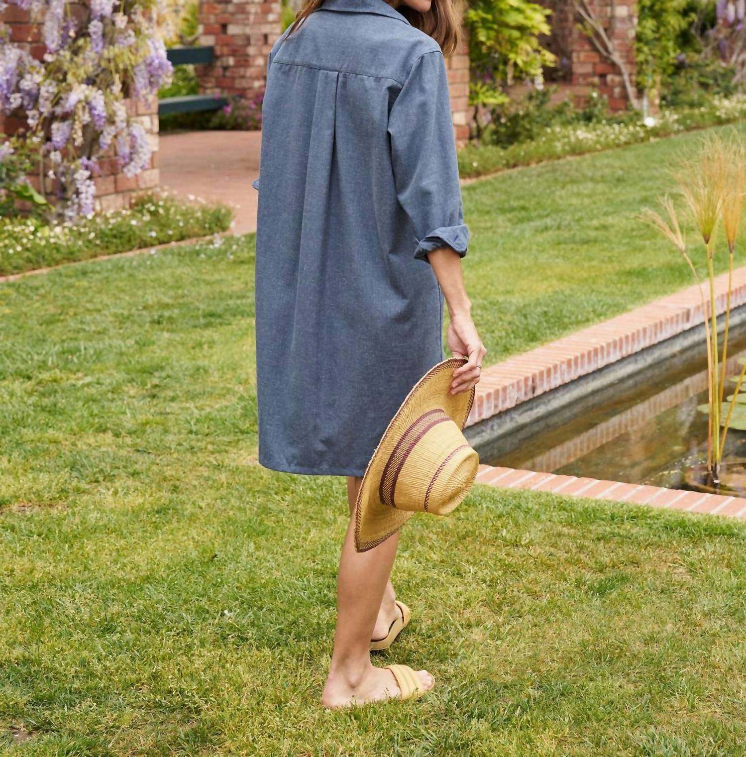 Frank & Eileen - Hunter Step-Hem Shirtdress