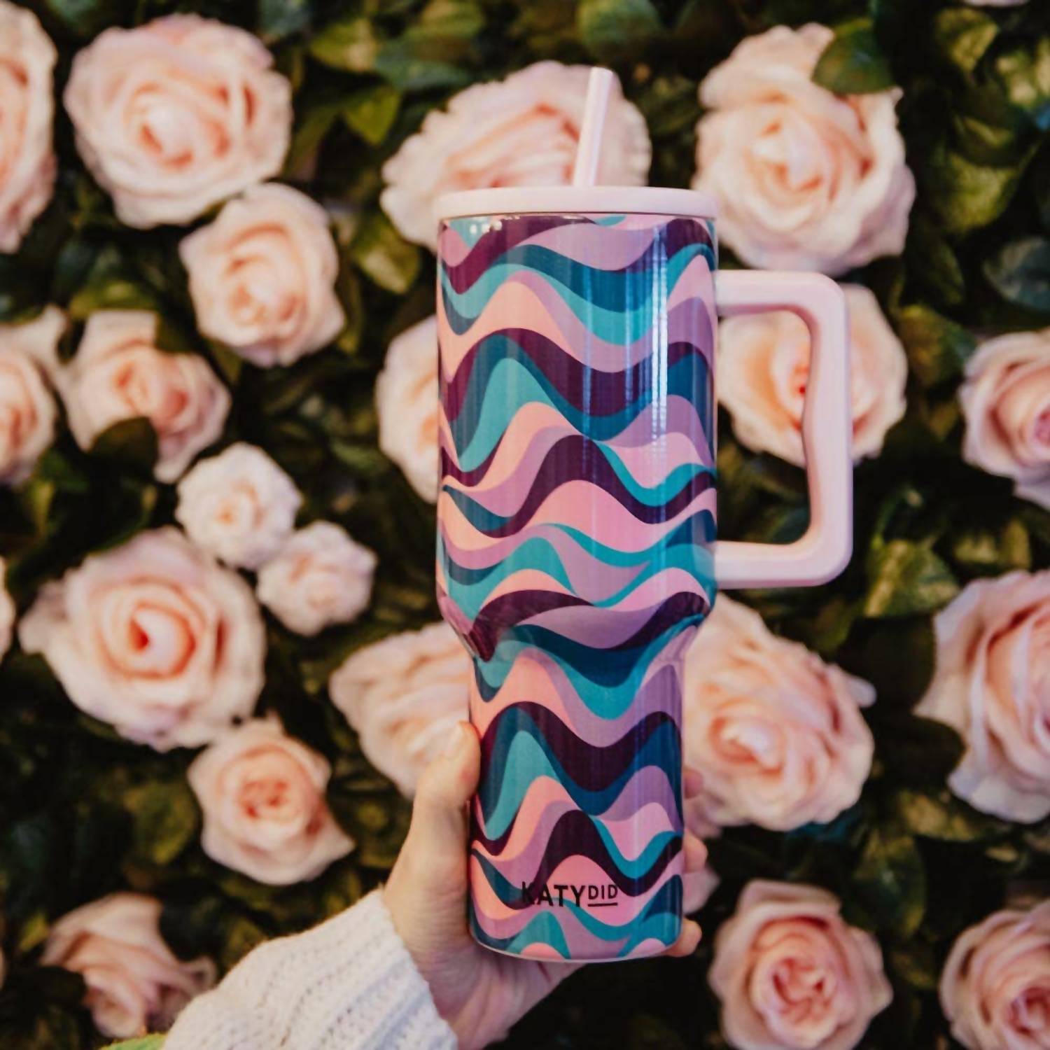 Katydid - Swirl 38 Oz Insulated Tumbler