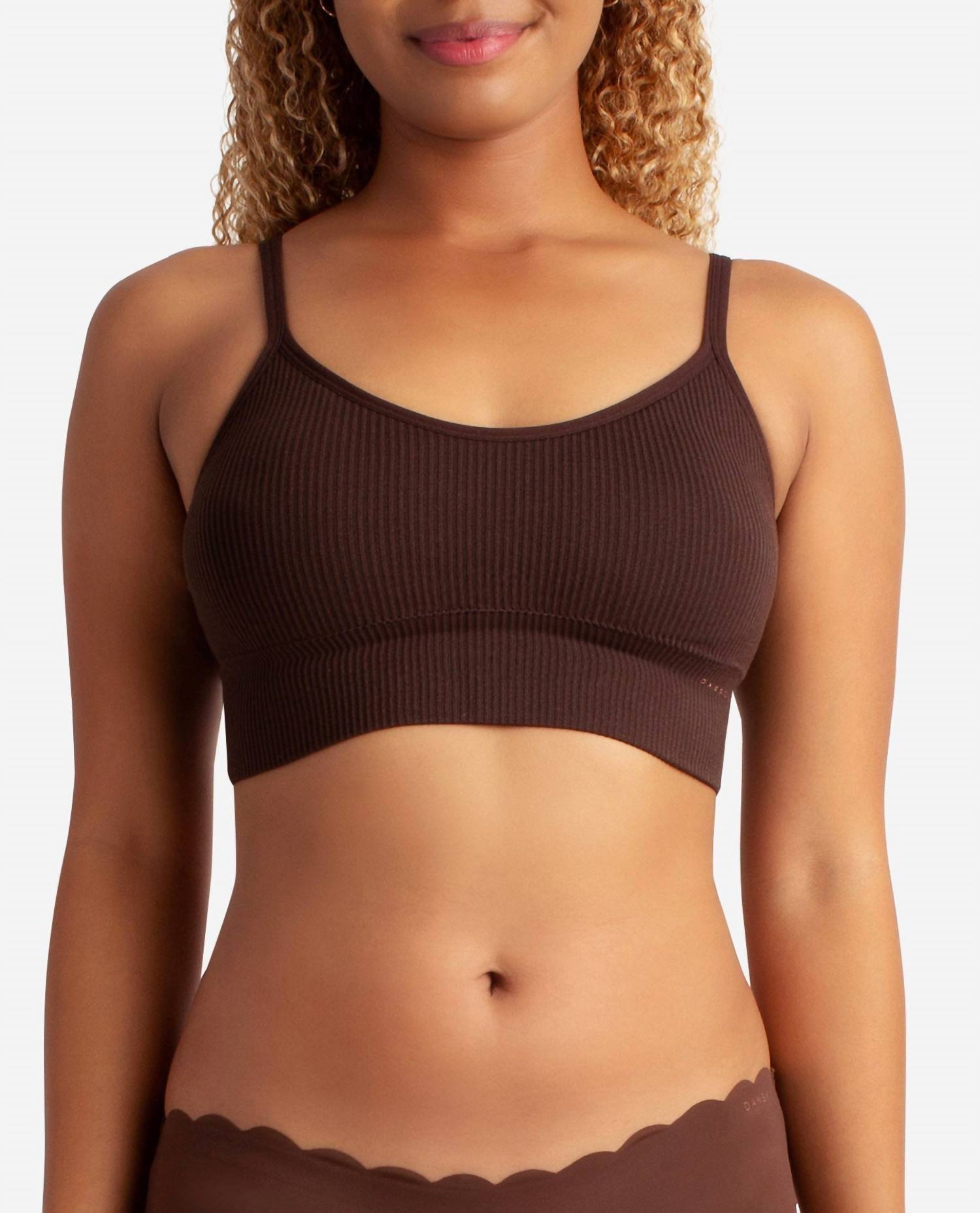Danskin - 2-pack Stripped Seamless Lounge Bra