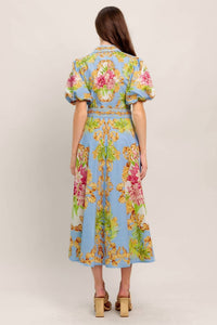 Flying Tomato - Versailles Garden Midi Dress