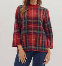 Entro - Mock Neck Sweater Top