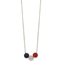 Zad - Women's Healing Trilogy Stone Bead Necklace