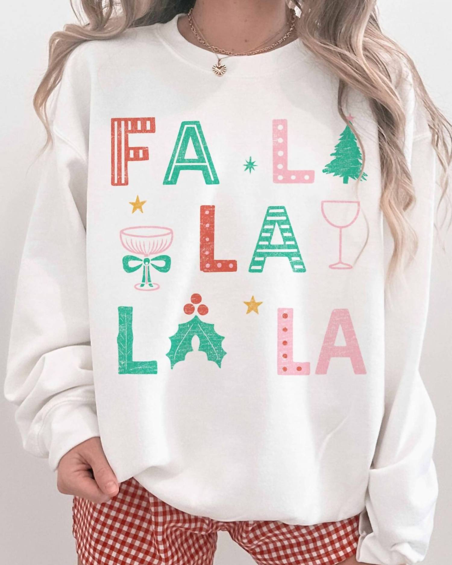 Wkndr - Fa La La La La Crewneck Sweatshirt