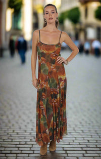 Sage The Label - Heart Beats Floral Godet Maxi Dress
