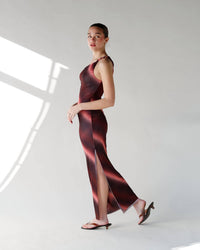 Emory Park - Blushing Horizon Mesh Maxi Dress