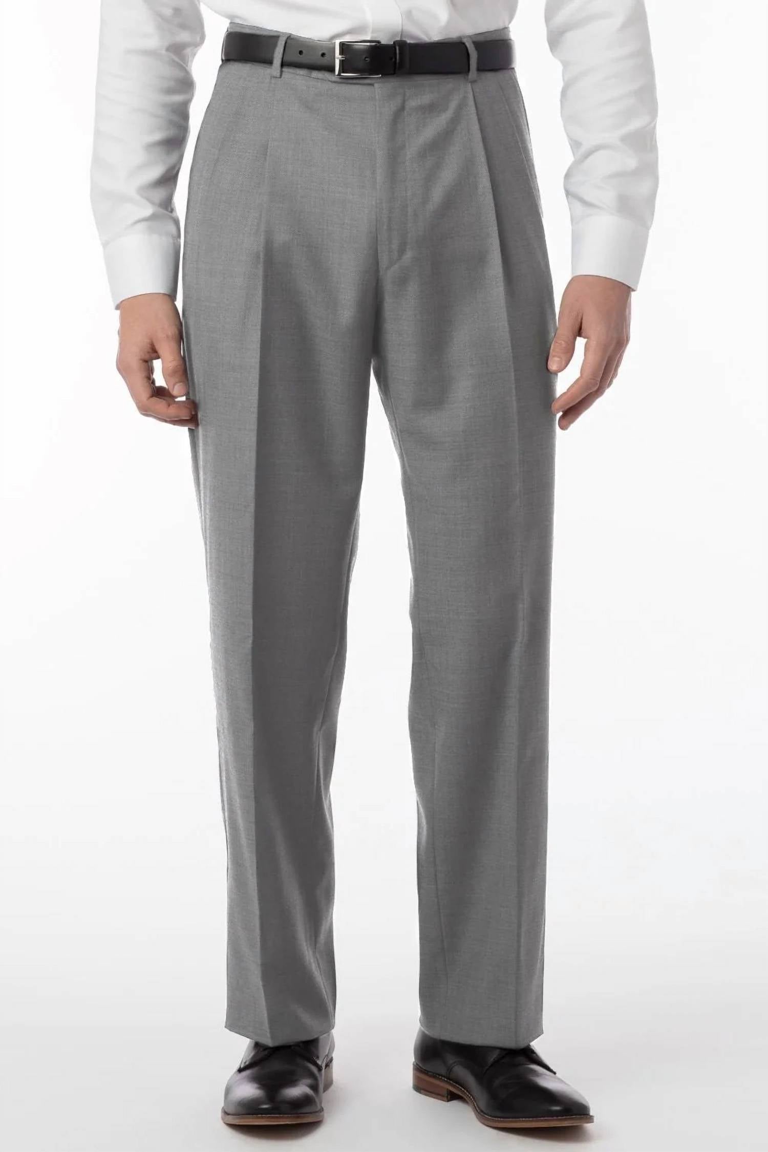 Ballin - Manchester Pleated Super 120s Wool Travel Twill Comfort Eze Trouser