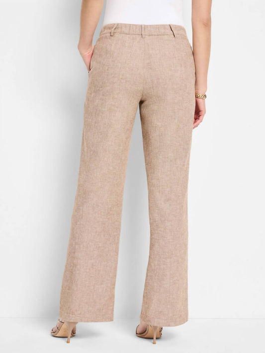 Nic + Zoe - Linen Cotton Eliot Wide Leg Pant