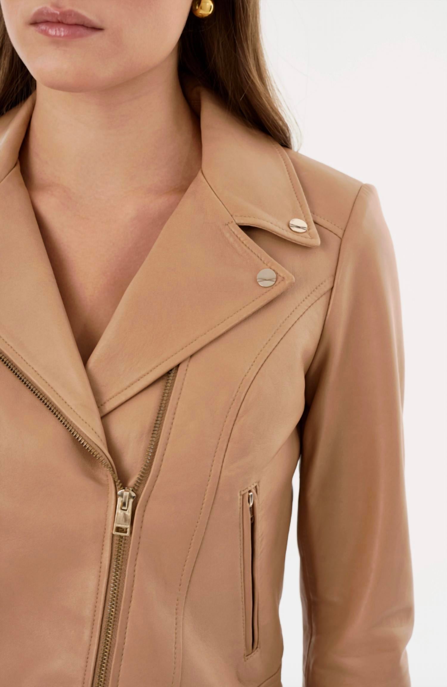 Lamarque - Kelsey Champagne Hardware Jacket