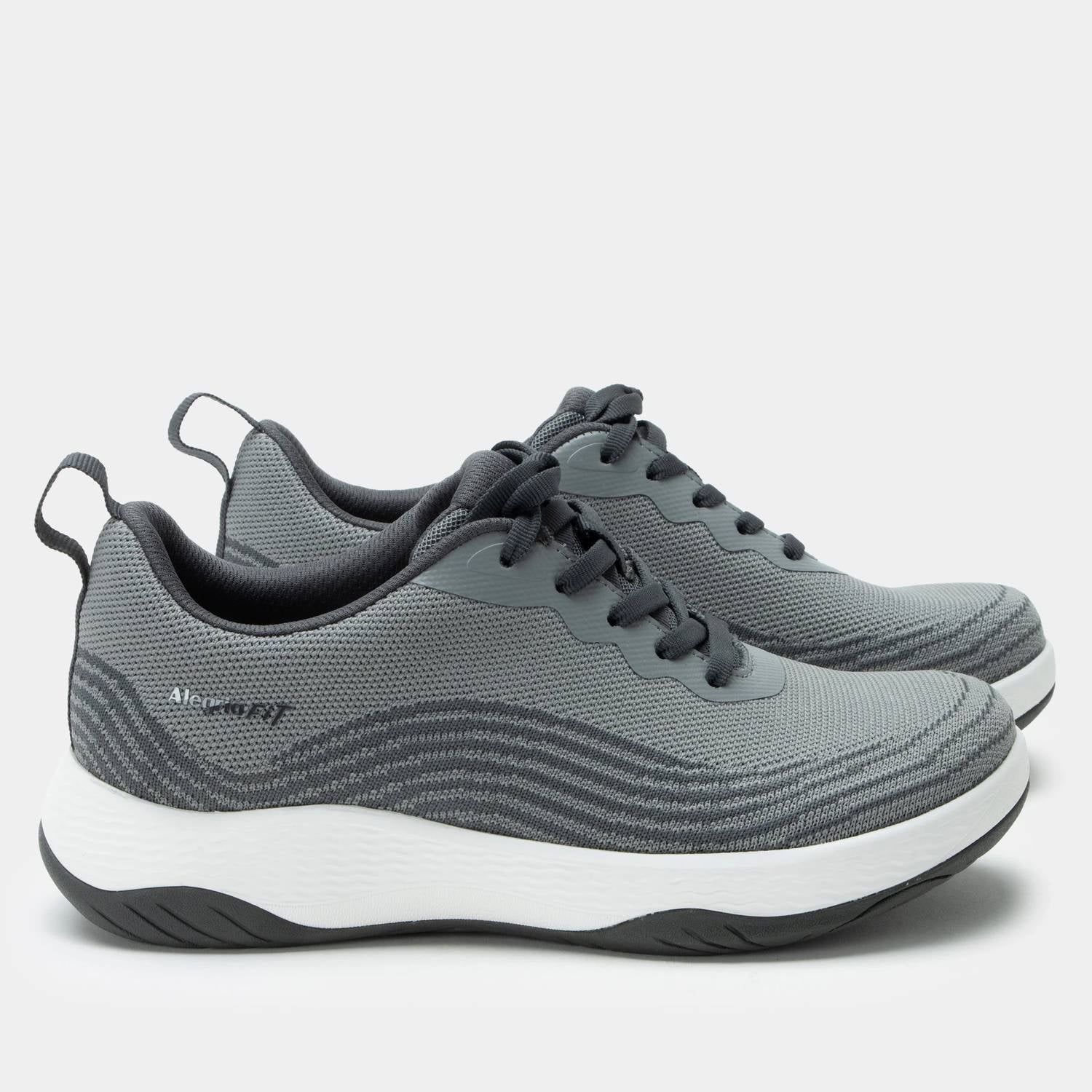 Alegria Women's In8 Comfort Lace Up Sneakers in grey - women's sneaker