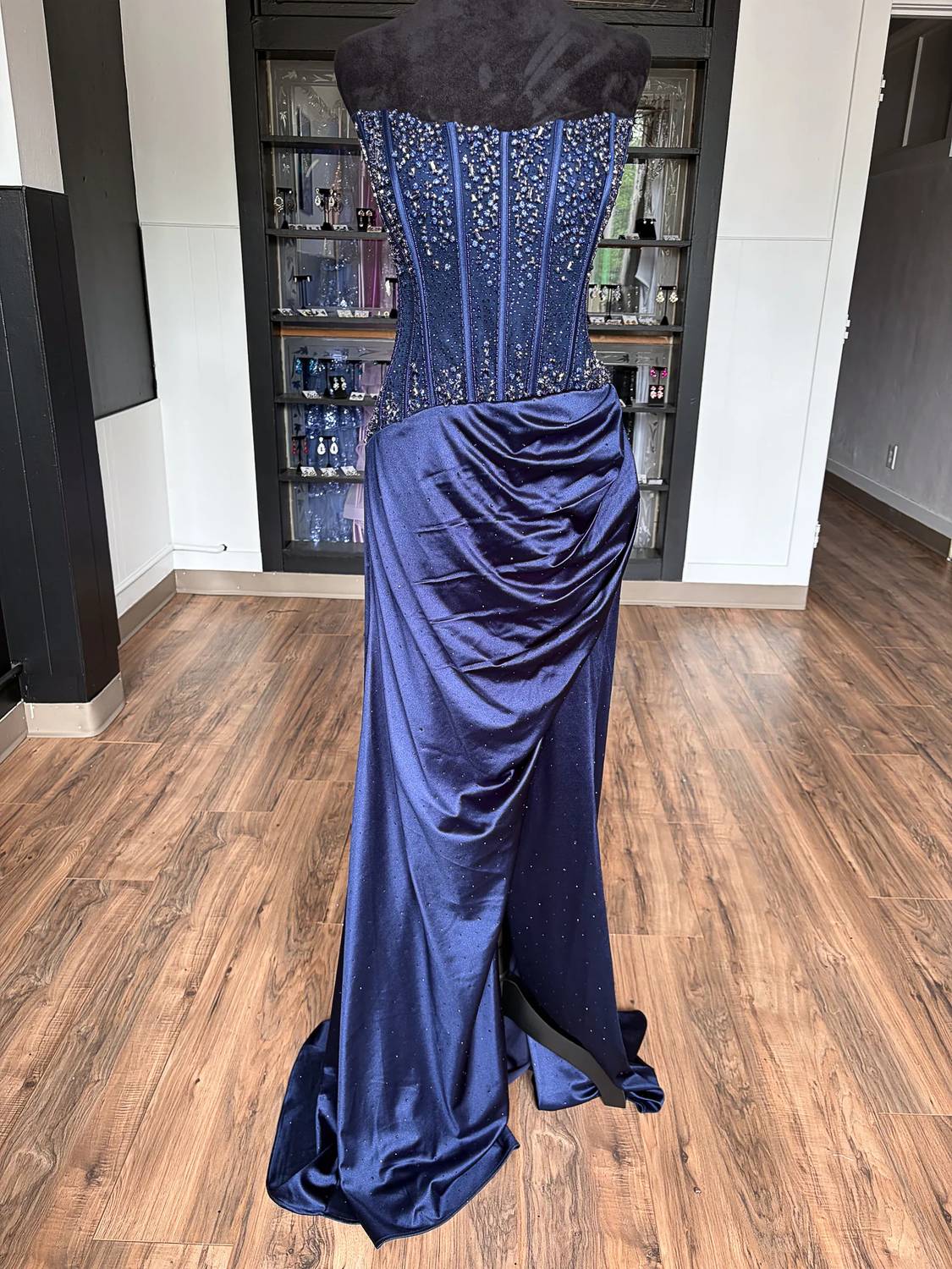 Alyce Paris - Women's Mermaid Strapless Tie Dress