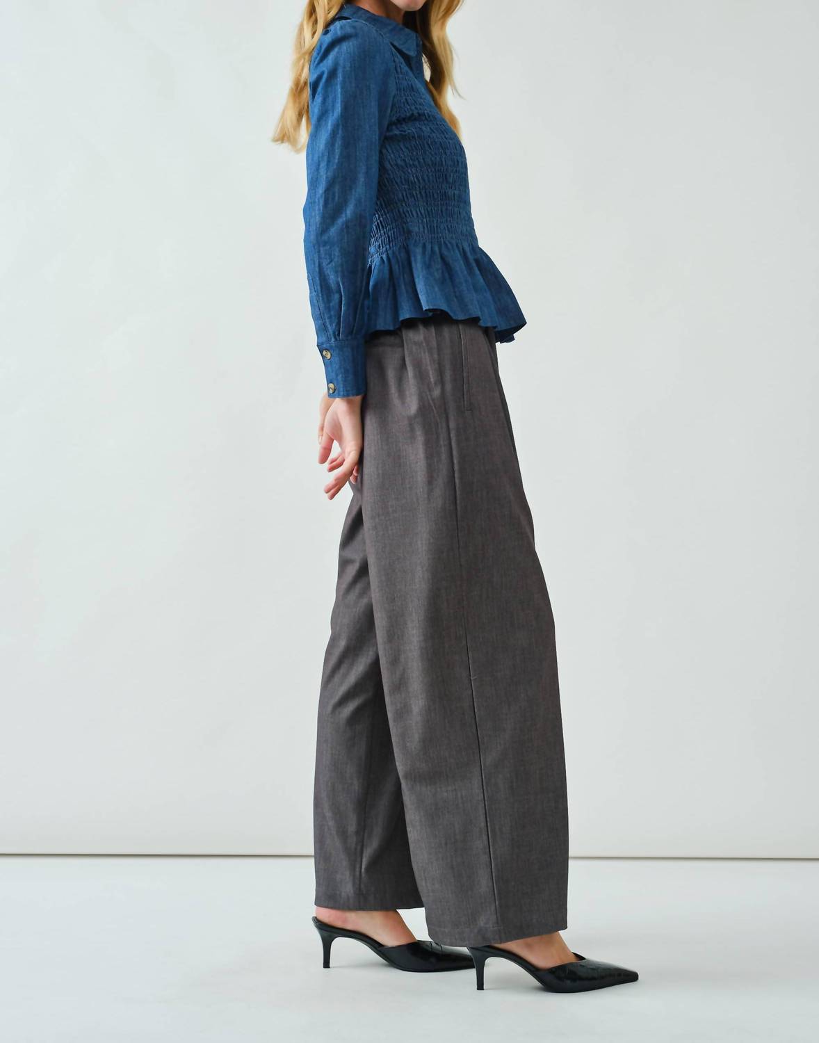 Aaron & Amber - Charm Peplum Blouse