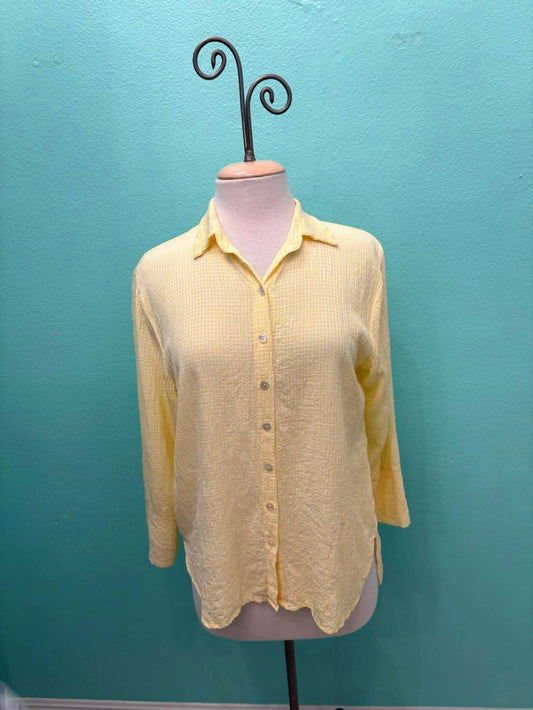 Cut Loose - Women's Easy Crop Shirt Crinkle Check