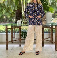 Just Darviny - Long Sleeve Floral Short Jacket